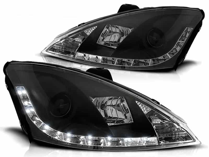 Reflektory Soczewkowe LED Daylight Black | Ford Focus MK1 Przedlift (10.1998 – 10.2001)