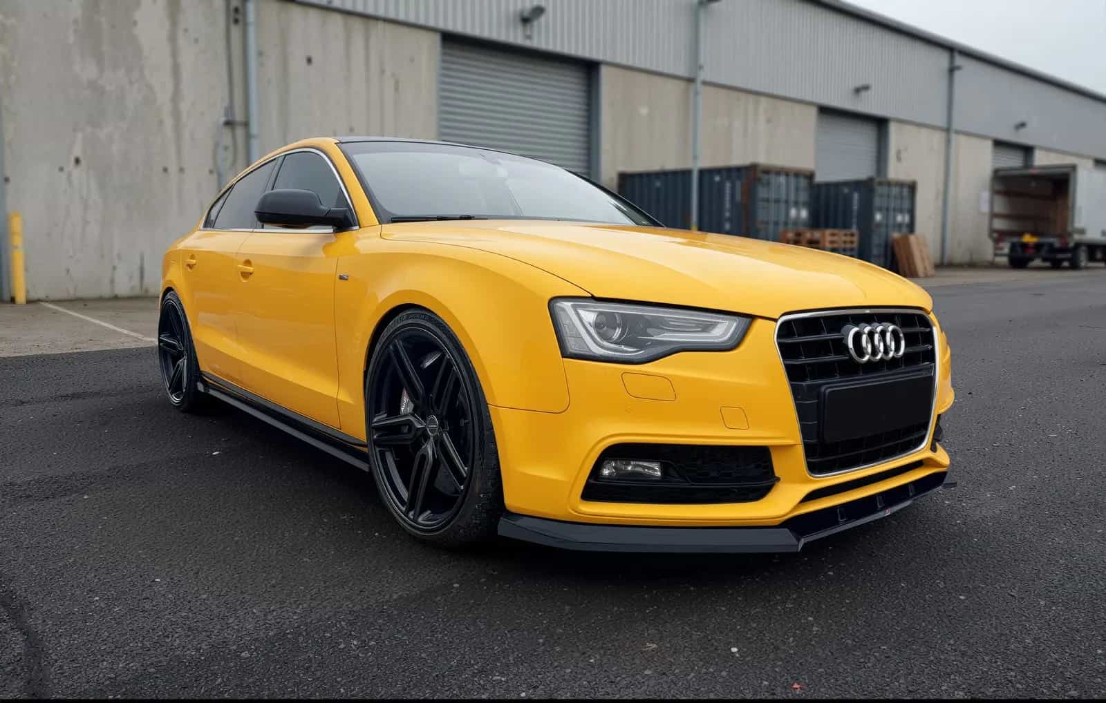 Progi ABS Dokładki progów listwy progowe ABS do Audi A5 S-Line 8T Sportback