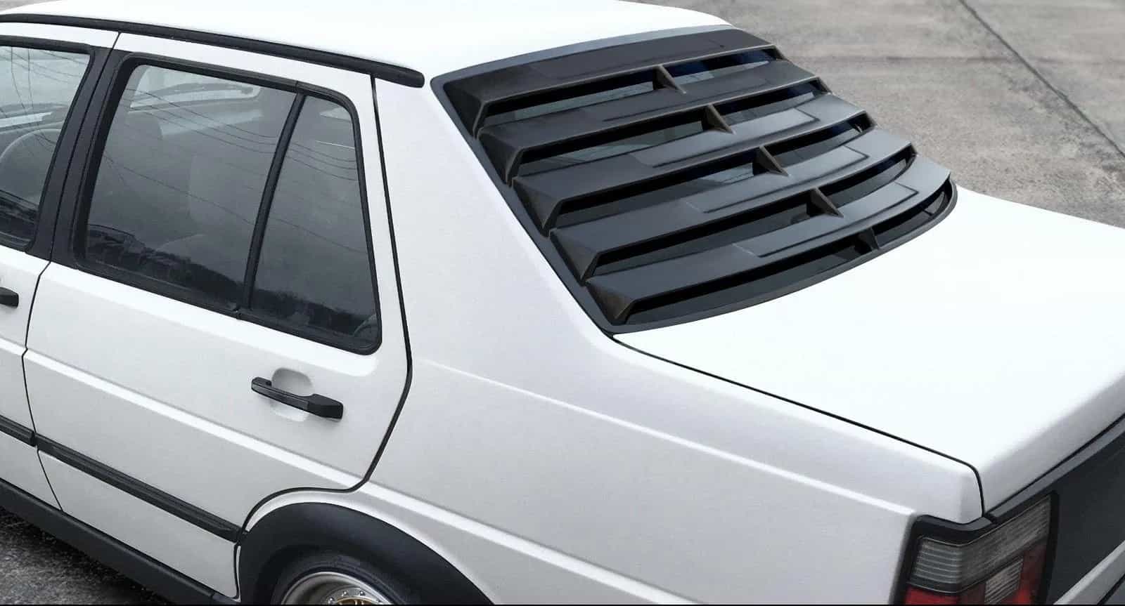 Żaluzja Roleta Nakladka szyby tylnej ABS do VW Jetta MK2 Sedan (1984-1992)
