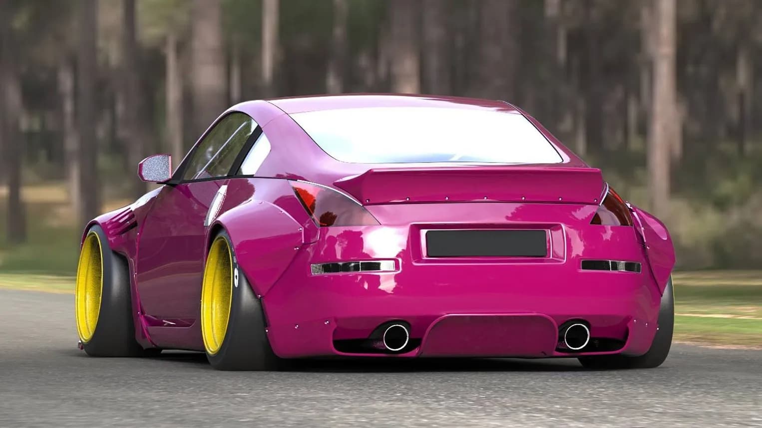 NISSAN 350Z WIDE BODY Z33 Rocket Bunny 350Z Coupe (2002-2008) — 4
