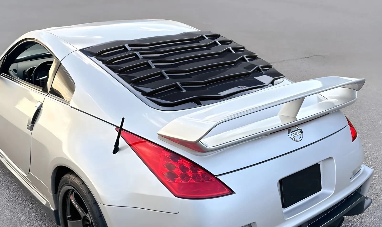 Żaluzja Roleta Nakladka szyby tylnej ABS do Nissan 350Z Coupe (2002-2008) — 4