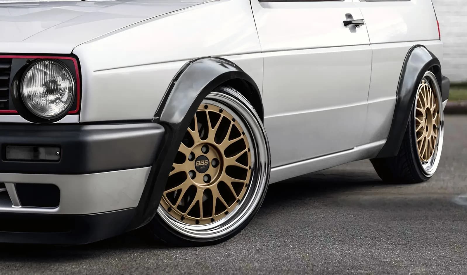 Komplet poszerzeń nadkoli ABS do Volkswagen Golf II / Jetta II 1983 – 1992 — 4