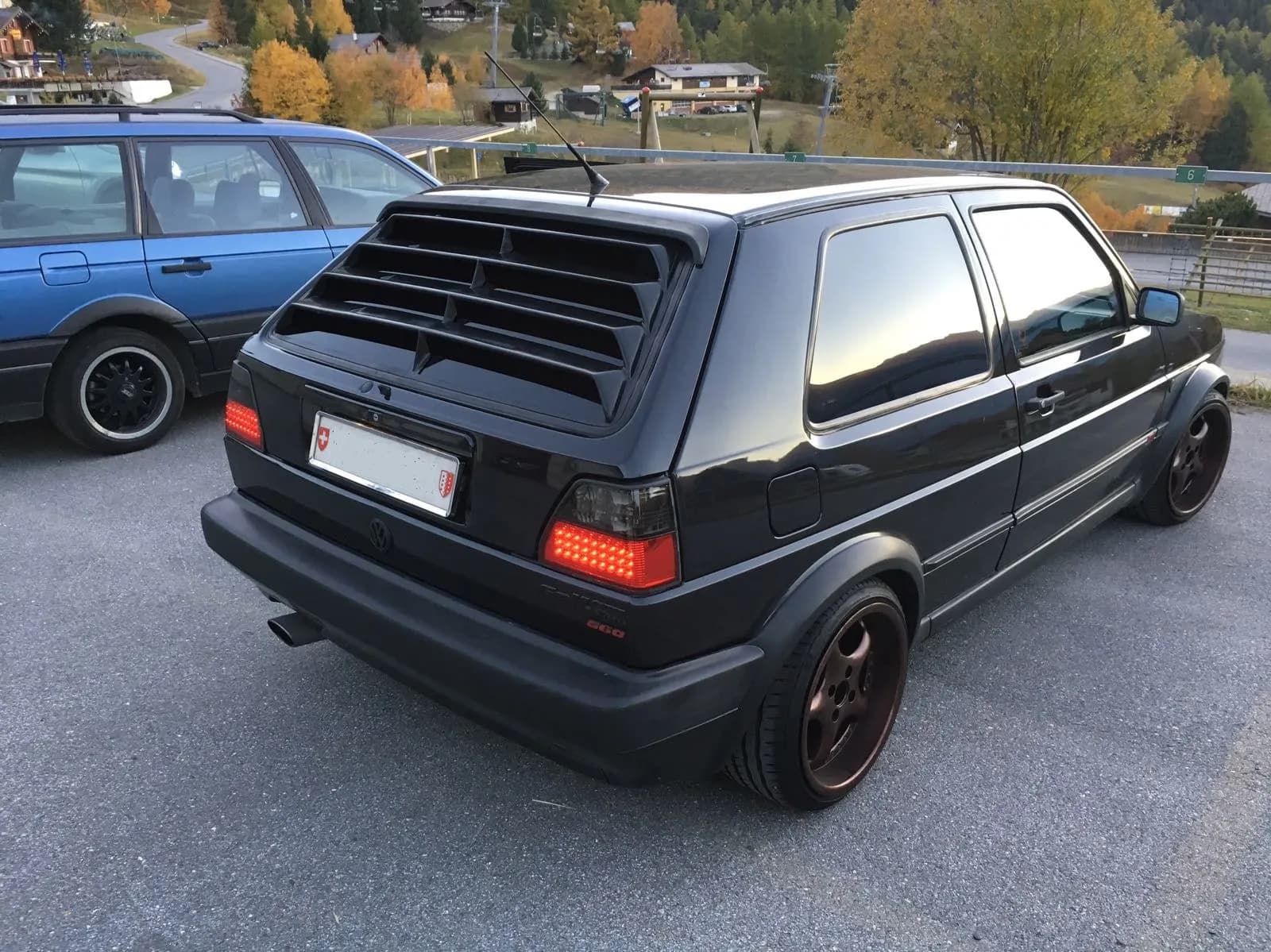 Żaluzja Roleta ABS Nakladka szyby tylnej do Volkswagen Golf II (1983-1992) — 10