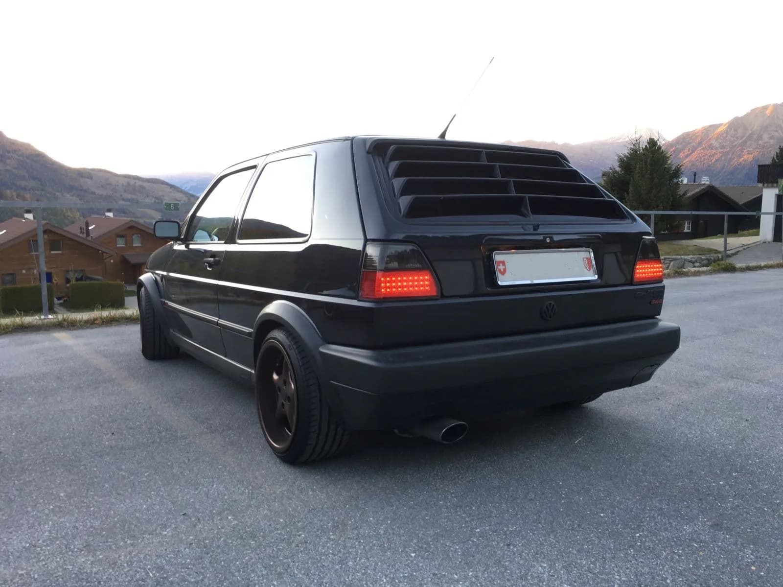 Żaluzja Roleta ABS Nakladka szyby tylnej do Volkswagen Golf II (1983-1992) — 11