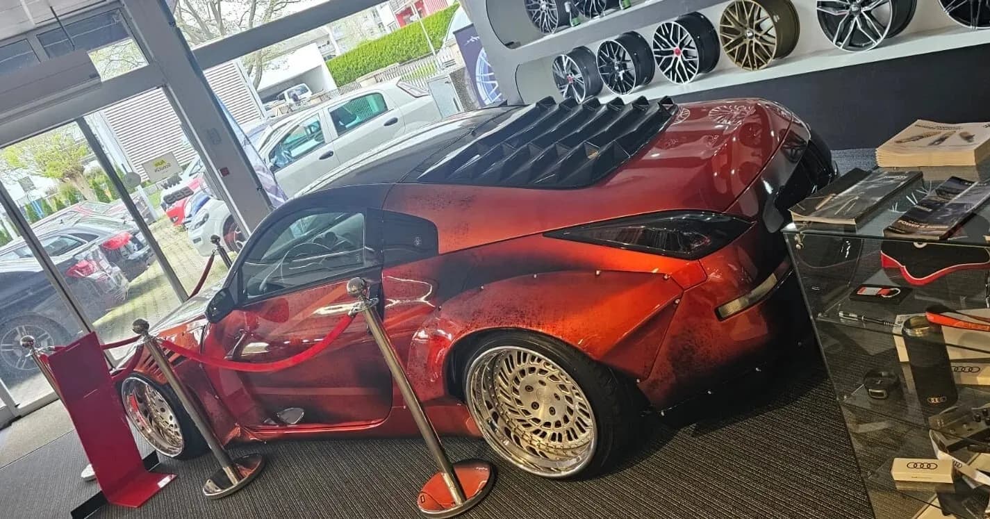 Żaluzja Roleta Nakladka szyby tylnej ABS do Nissan 350Z Coupe (2002-2008) — 2
