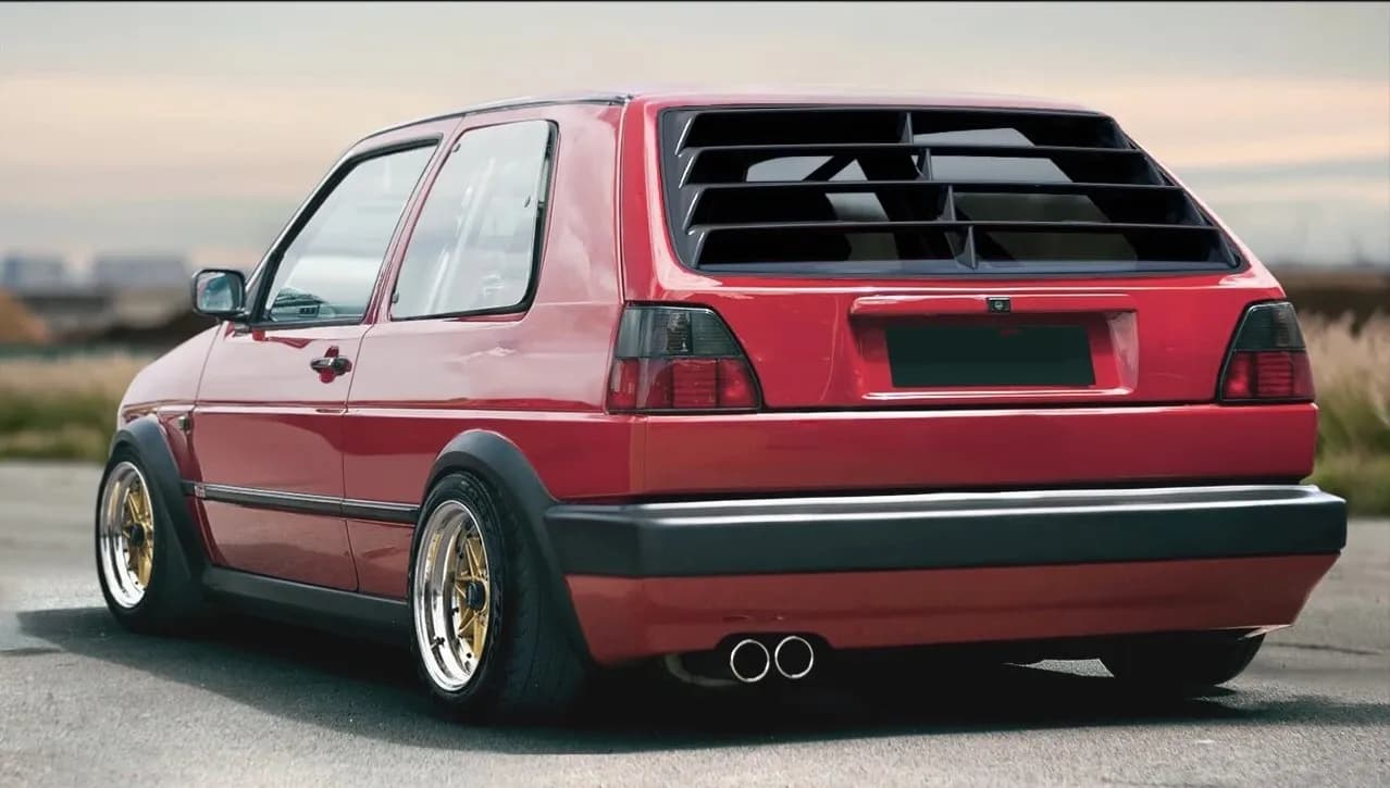 Żaluzja Roleta ABS Nakladka szyby tylnej do Volkswagen Golf II (1983-1992) — 9