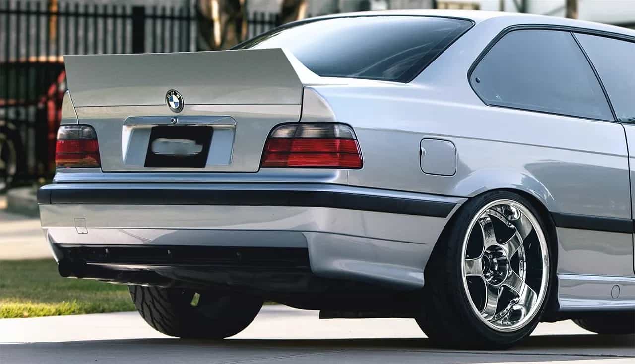 Spoiler klapy tylnej ABS Lotka klapy ABS do BMW E36 Coupe/Sedan (1990-1999)
